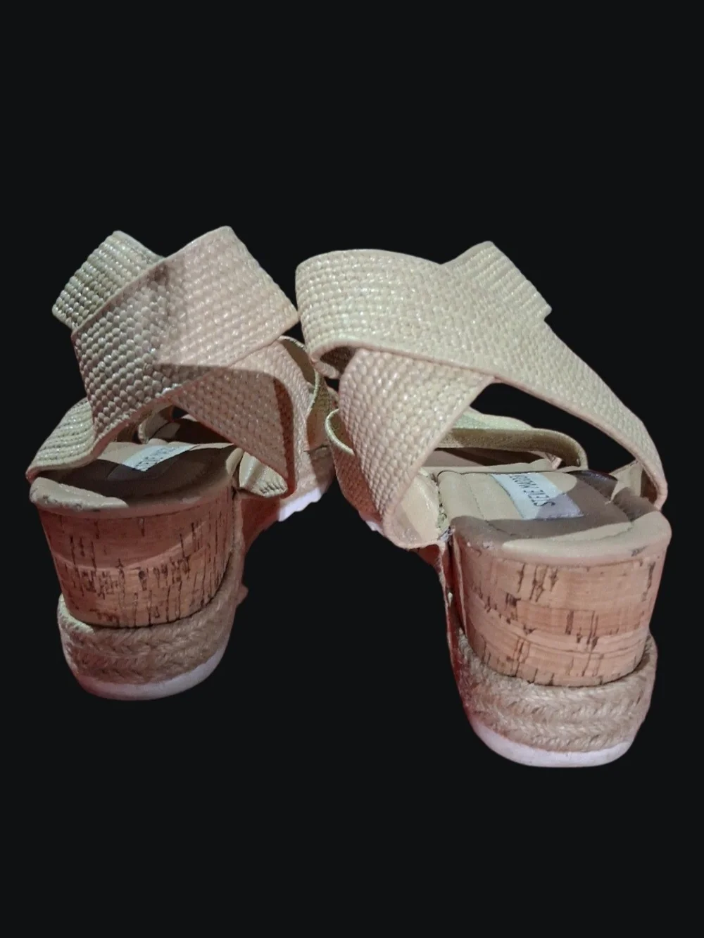Steve Madden Raffia Wedge Sandals